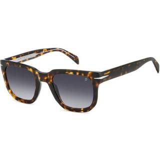 DAVID BECKHAM Mand DB 7118/S 086/9O Solbriller Acetat Havana Grå Firkantet Skygge