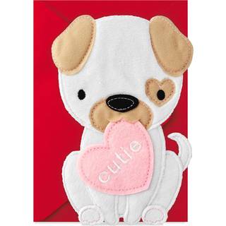 Hallmark Signature Valentine's Day Card for Kids (Cutie Puppy Dog)