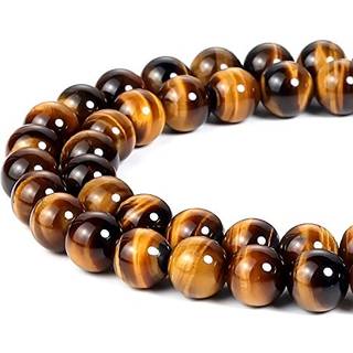 12 mm Natural Gul Tiger Eye Perles Round Semi Precious Gemstone l?se perler til smykker, der fremstiller 32 stk/streng