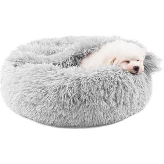 Himax hundesenge til sm? hunde donut hundeseng med t?ppe fastgjort beroligende hundeseng vaskbart medium (20 """"/26 """"/35 """")