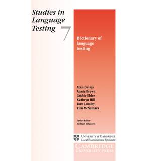 Dictionary of Language Testing