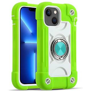 Markill kompatibel med iPhone 13 Mini/iPhone 12 Mini Case 5,4 tommer med indbygget 360? Roterende Ring Stand Military Grade Drop Protection Full