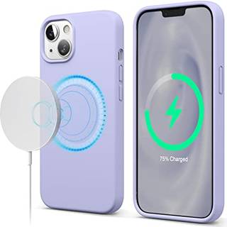 Elago Magnetic Case Kompatibel med MagSafe og iPhone 13 6,1 tommer - Indbyggede magneter Liquid Silicone Protective Cover kompatibelt med alt Mag