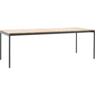 &Tradition - Ville Table AV26, Large, 220x90 cm, Bronze Green - Udendørs spiseborde - Anderssen & Voll - Sort - Metal/Træ