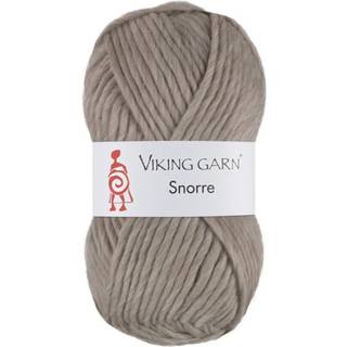 Viking Snorre 207 Beige Indhold: 100% Highland Merino Uld Vægt/længde: 100 g = ca. 100 meter Anbefalede pinde: 7.00-8.00 mm Strikkefasthed: 10 cm = 12 m Vask: Skånevask 30°C uden skyllemiddel / Tåler ikke tørretumbling / Tørres fladt.