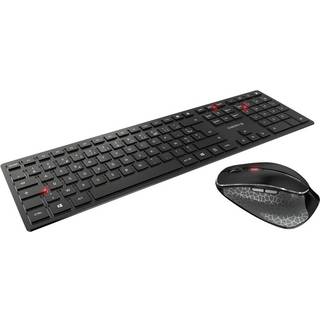 Cherry DW 9500 SLIM - Tastatur & Mus sæt - Fransk - Grå