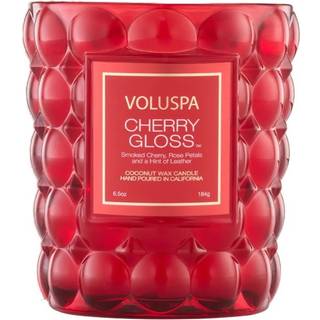 Voluspa Boxed Textured Glass Candle Cherry Gloss 184g