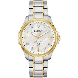 Bulova Marine Star 98P227 Series "B" Two Tone Bracelet Watch - W83214
