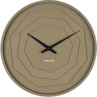 Karlsson Layered Origami vægur taupe Ø30 cm