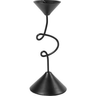 Broste Copenhagen Selma Lysestage 19,5 Cm - Lysestager Pulverlakeret Jern Sort - 71177682