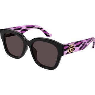 Gucci GG1550SK Asian Fit 004 54 Solbriller Kvinder Black - Black - 54mm