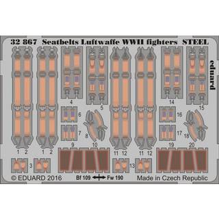 Seatbelts Luftwaffe WWII fighters STEEL