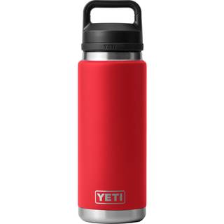 YETI Rambler 26 oz flaske L?kagesikker vakuumisoleret rustfrit st?l med Chug Cap Rescue Red