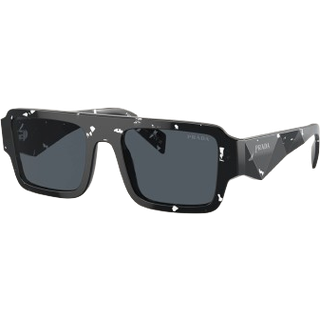 Prada Mand PR A05S 15O70B Solbriller Acetat Sort Grå Firkantet Normal