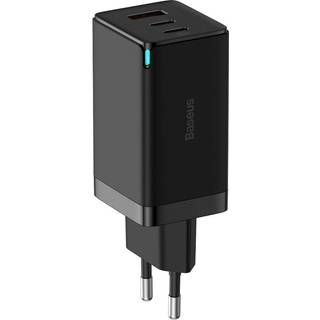 Baseus GaN5 Pro 2xUSB-C + USB 65W (black)