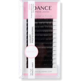 TDANCE Premium C CURL 0,07 mm Tykkelse Semi Permanent individuelle ?jenvippeforl?ngelser Silke Volumen vipper Professionel salon Brug Blandet 10-