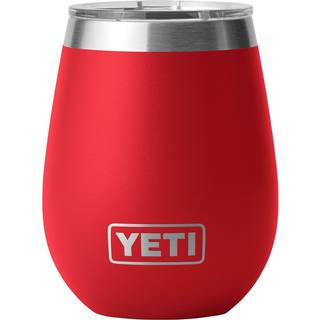 Yeti Rambler 10 oz vin tumbler vakuum isoleret rustfrit st?l med magslider l?g redd r?d