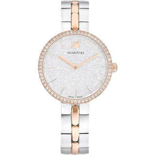 Cosmopolitan Uhr, Schweizer Produktion, Metallarmband, Weiß, Metallmix