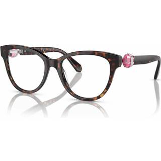 Swarovski Kvinde SK2004 1002 Optiske stel Acetat Brun Transparent Rund Normal