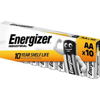 Energizer batteri industrial AA LR6 1.5V alkaline 10 stk.