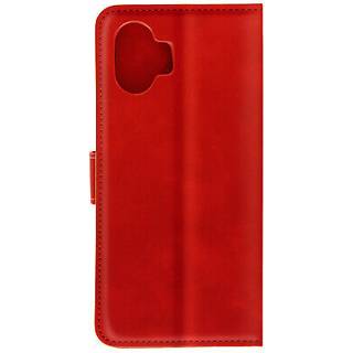 Folio Cover til Nothing Phone 2 - Khazneh - Rød - Pung og videoholder