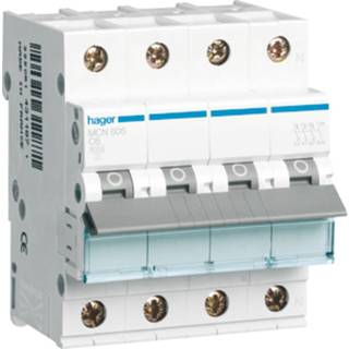 Automatsikring C32A 3P+N 6Ka 4M Hager