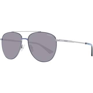 Hackett HSK1148 640 56 Solbriller Mænd Blue - Gunmetal - 56mm