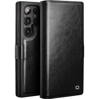 Samsung Galaxy S24 Ultra Qialino Classic Læderpung - Sort