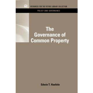 The Governance of Common Property Resources