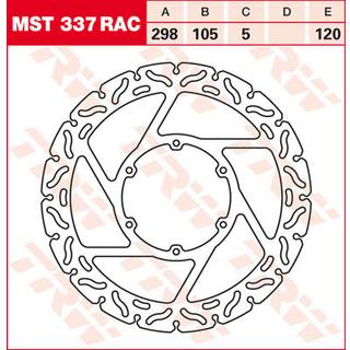 TRW Bremseskiver Racing foran, med ABE