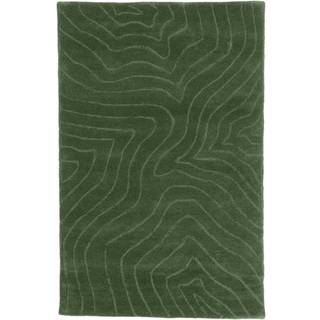 Håndtuftet uldtæppe Aaron