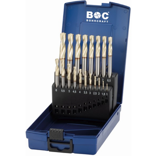 Bohrcraft Hardox boresæt 19 dele 1-10mm (15081330019)