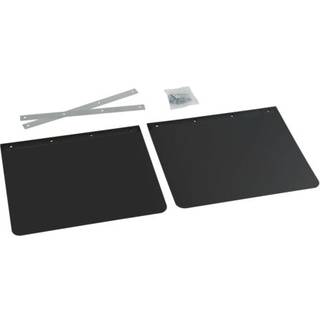 Stænklapper lastbil 2 stk. - Universal sort PVC - 62x40 cm