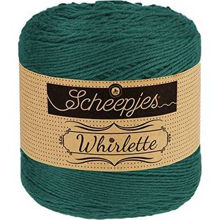 Scheepjes Whirlette 889 Salvie Indhold: 60% Bomuld og 40% Akryl Vægt/løbelængde: 100 gram/455 meter Anbefalet pind: 3.50-4.00 mm Strikkefasthed: 10x10 cm = 25m x 44p (p3.50mm) Maskinvask: 40°, tørres fladt.
