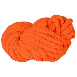 Orange Super Chunky Chenille Yarn Jumbo Yarn Soft Arm Knitting H?klet t?ppe Yarn Giant Strik t?ppe? Yarn Moms Til stede 250 g