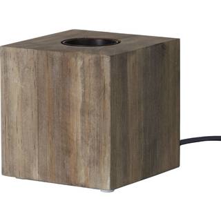 Star Trading - Lampfod E27 Tub - 15 cm - Brun