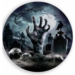 Halloween Zombie Friedhof Pappteller 6 St.
