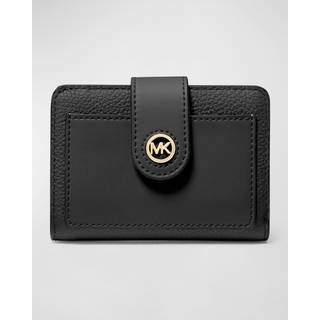 MK Mercer Small Leather Wallet - Black - Michael Kors - ONE SIZE