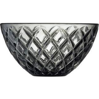 Lyngby Glas Sorrento skål Dia 12 cm 4 stk Smoke