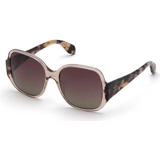 Adidas Originals OR0033 57Z 55 Solbriller Kvinder Brun - Transparent Beige Brown - 55mm