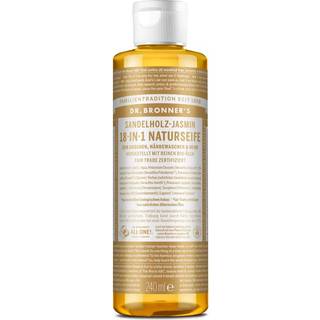 Dr-Bronners Pleje Flydende-saeberSandeltræ Jasmin 18-1 Naturlig sæbe 240 ml (412,00 kr / 1 l) - 240 ml