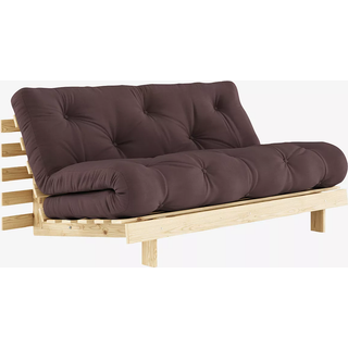 Roots 160 Sovesofa fra Karup Design i Massiv FSC Fyrretræ | Japandi - 715 Brown - Klar lak