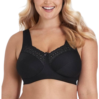 Miss Mary Broderie Anglais Soft Bra - Black - G 85