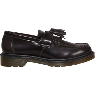 Adrian Arcadia Lether Tassel Loafers, Cherry Red Arcadia, 36