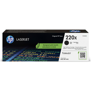 HP 220X / W2200X - High Yield - Black Toner - Lasertoner Sort