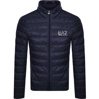 EA7 Herren Daunenjacke blau unifarben