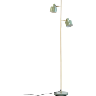 Ocean gulvlampe, oliven/messing
