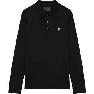 Lyle & Scott Lyle & Scott Black Long Sleeve Polo Shirt