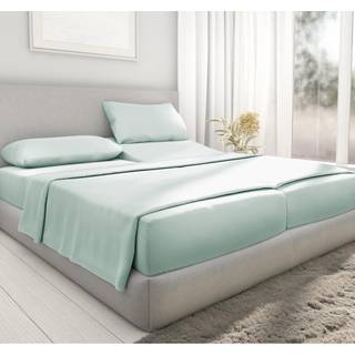 Split konge ark til justerbar seng bl?d 100% bomuldsark 400 tr?dt?lling sateen 5 pc s?t-2 dobbelt-xl monterede ark dybe lomme ark afk?ling ark sl