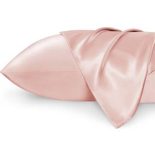 Sengesur Satin Pillowcases Standards?t med 2 - Koral Silk Pillow Sages for h?r og hud 20x26 inches Satin Pillow Covers 2 Pack med konvolutlukning